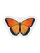 Monarch Butterfly Sticker | USA Water Sun Resistant Gift | Light Years