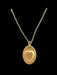 Bursting Heart Medallion Necklace | Gold Plated Pendant | Light Years