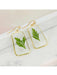Dried Fern Dangles | Pressed Flower Earrings | Light Years Jewelry