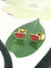 Watermelon Slice Posts | Gold Plated Studs Earrings | Light Years Jewelry