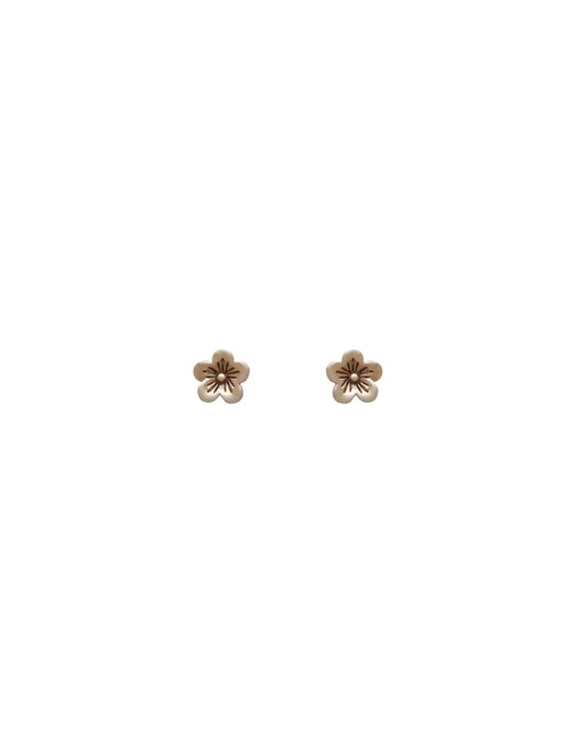 Bronze Cherry Blossom Posts | Sterling Silver Studs | Light Years Jewelry