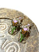 Butterfly & Flower Dangles | Sterling Silver Earrings | Light Years
