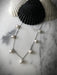 Pearl Charm Necklaces | White Gold Silver Plated Chokers | Light Years