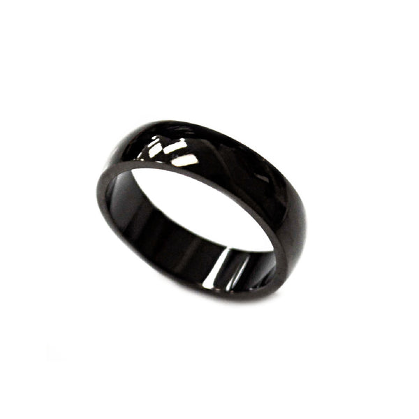 6mm Black Steel Band | Stainless Steel Size 8 9 10 11 | Light Years