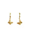 Cut Butterfly Charm Huggie Hoops | 14kt Gold Vermeil Earrings | Light Years Jewelry