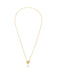 Pearl & Toggle Linked Necklace by Amano | Gold Plated Chain | Light Years