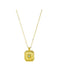 Opal Sun Medallion Necklace | Gold Plated Chain Pendant | Light Years