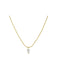 Stacked CZ Crystal Necklace | Gold Plated Pendant Chain | Light Years
