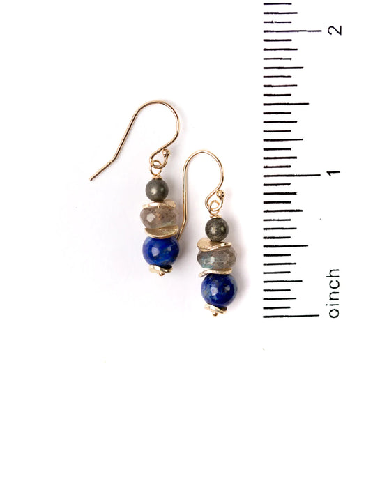 Blue Moon Stone Stack Dangles by Anne Vaughan | Light Years Jewelry