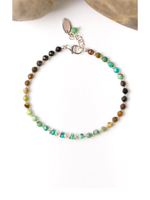 Protection Beaded Stone Bracelet by Anne Vaughan | Light Years Jewelry
