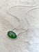 Chrome Diopside Necklace | Sterling Silver Chain Gemstone | Light Years