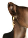 Ankh Charm Huggie Hoops | Gold Silver Earrings | Light Years Jewelry