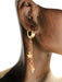 Celestial Charm Dangle Huggie Hoops | Gold Silver Earrings | Light Years