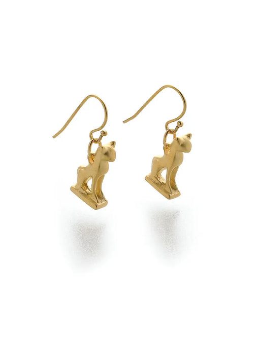 Bastet Cat Amulet Dangles by Museum Reproductions | Light Years Jewelry