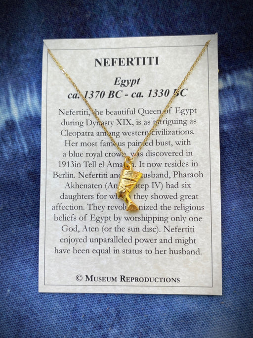 Queen Nefertiti Necklace by Museum Reproductions | Light Years Jewelry