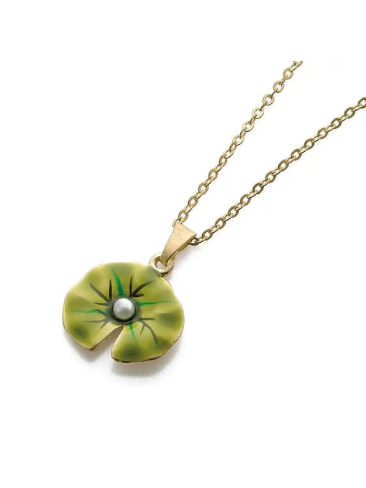 Water Lily Necklace by Monet Museum Reproductions | Light Years Jewelry