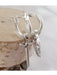Dagger & Hand Mismatched Hoops | Silver Steel Earrings | Light Years