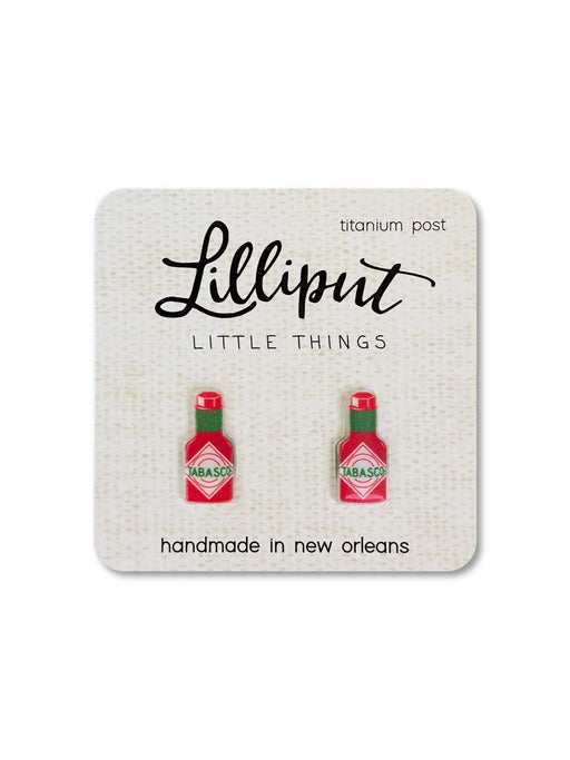 Hot Sauce Bottle Posts Lilliput Little Things | Studs Earrings | Light Years