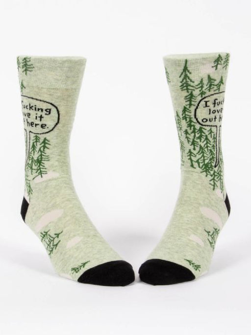 I Love It Out Here Men's Crew Socks | Gifts & Accessories | Light Years
