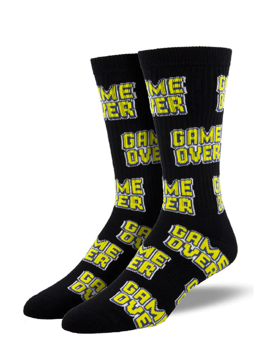Game Over Men's Socks | Gifts & Accessories | Light Years Jewelry