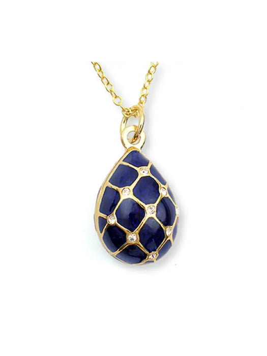 Faberge Egg Pendant Necklaces by Museum Reproductions | Blue Argyle | Light Years