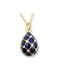Faberge Egg Pendant Necklaces by Museum Reproductions | Blue Argyle | Light Years
