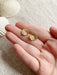 Shell & Pearl Posts | Gold Plated Stud Earrings | Light Years Jewelry