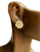 Shell & Pearl Posts | Gold Plated Stud Earrings | Light Years Jewelry