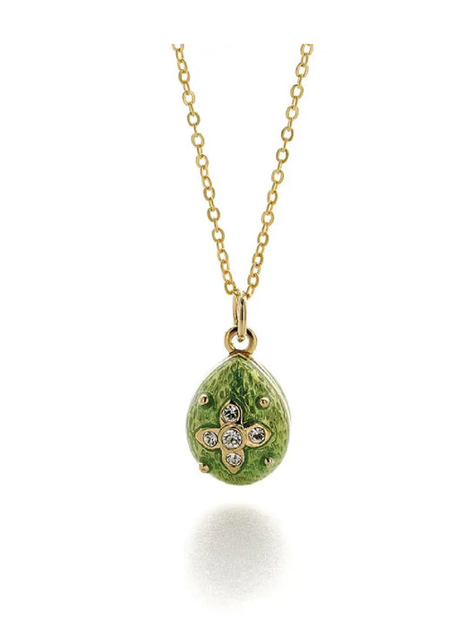 Faberge Egg Pendant Necklaces by Museum Reproductions | Green | Light Years