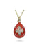 Faberge Egg Pendant Necklaces by Museum Reproductions | Red | Light Years
