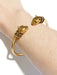 Golden Lion Bangle Bracelet by Museum Reproductions | Light Years Jewelry