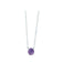 Cut Gemstone Necklace | Sterling Silver Chain Pendant | Light Years