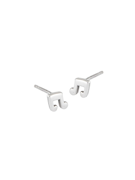 Music Note Posts | Sterling Silver Studs Earrings | Light Years Jewelry