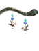 Beaded Hummingbird Dangles by Sienna Sky | Sterling Silver Earrings | Light Years