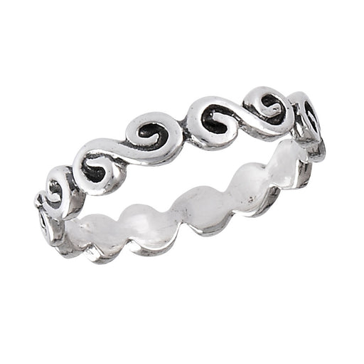 Celtic Swirl Ring | Sterling Silver Sizes 2 3 4 5 6 7 8  | Light Years Jewelry