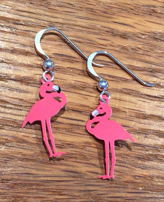 Pink Flamingo Earrings by Sienna Sky | Sterling Silver | Light Years