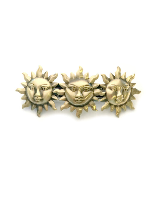 Brass Sun Barrette | Made in France Hair Accessories | Light Years