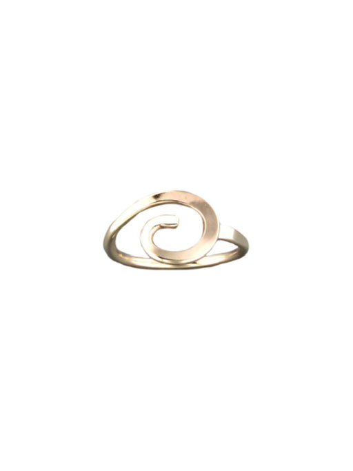 Handmade Spiral Ring | 14kt Gold Filled Size 5 6 7 8 9 10 | Light Years