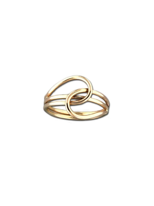 Handmade Double Loop Ring | 14k Gold Filled | Light Years Jewelry