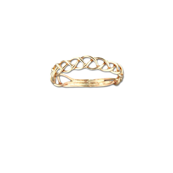 Handmade Braided Ring | 14kt Gold Filled Celtic Band | Light Years