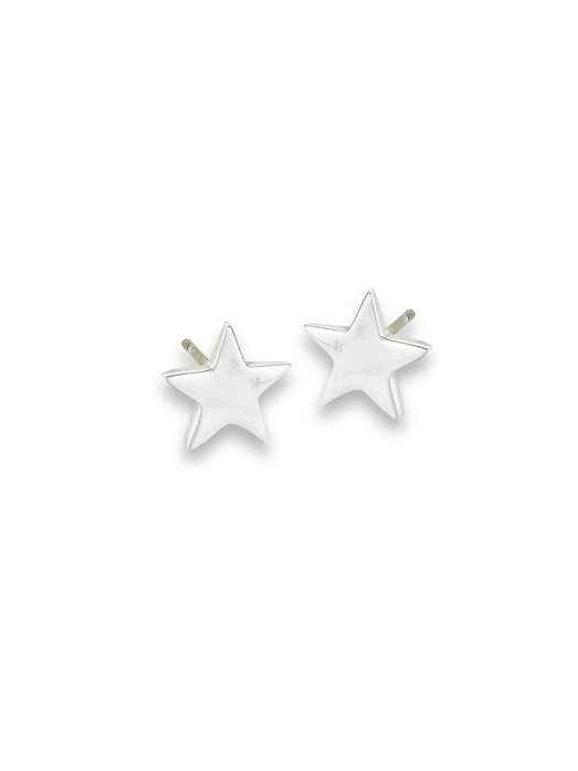 Polished Star Posts | Sterling Silver Studs Earrings | Light Years