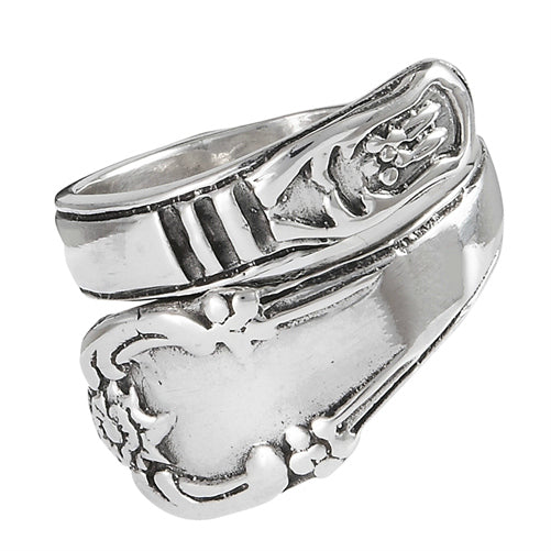 Classic Spoon Ring | Sterling Silver Sizes 7 8 9 | Light Years Jewelry