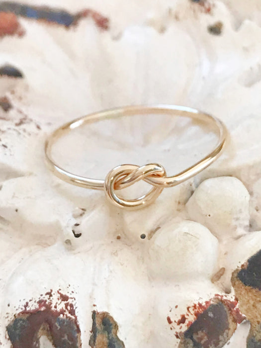 Classic Knot Ring | 14kt Gold Filled USA Size 5 6 7 8 9 | Light Years