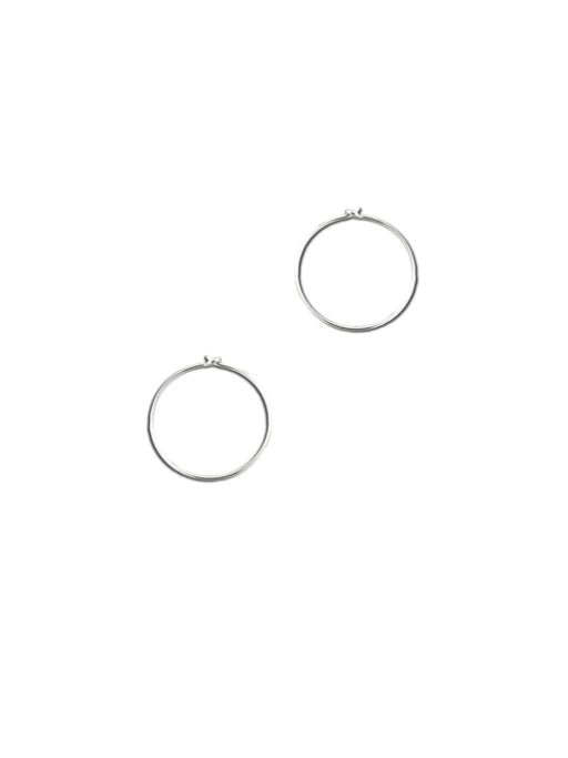 Thin Wire Hoops | Sterling Silver Gold Filled Earrings | Light Years