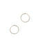 Thin Wire Hoops | Sterling Silver Gold Filled Earrings | Light Years