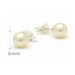 6mm Freshwater Pearl Posts, $7.50 | Sterling Silver Stud Earrings | Light Years Jewelry