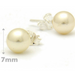 7mm Freshwater Pearl Posts, $8 | Sterling Silver Stud Earrings | Light Years Jewelry