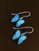 Blue Morpho Butterfly Dangles | Sterling Silver Earrings | Light Years
