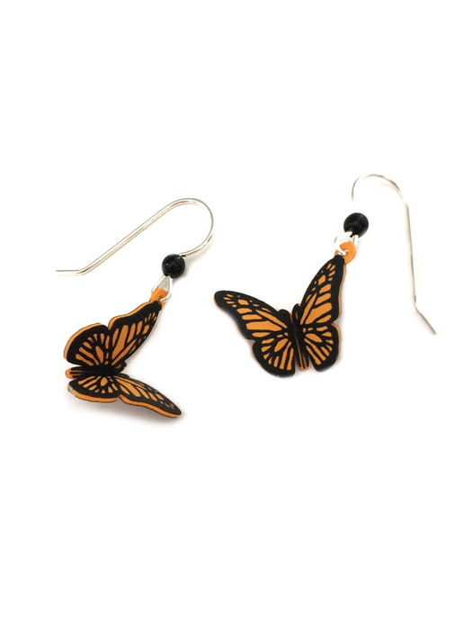 Monarch Butterfly Dangles | Sterling Silver USA | Light Years Jewelry