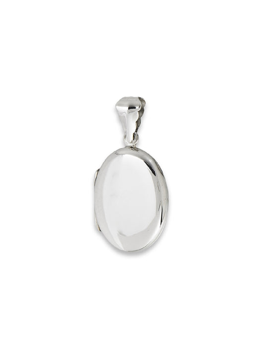 Classic Oval Locket | Sterling Silver Pendant Necklace | Light Years